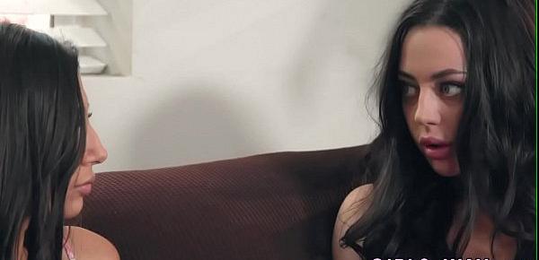 Tribbing teenage lesbian orgasms